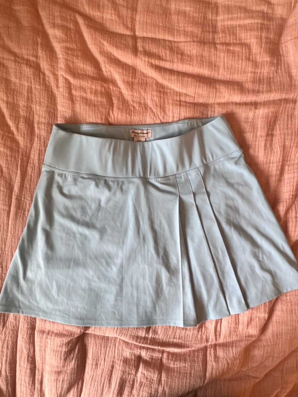 Tommy Bahama Light Blue Pleated tennis Skirt